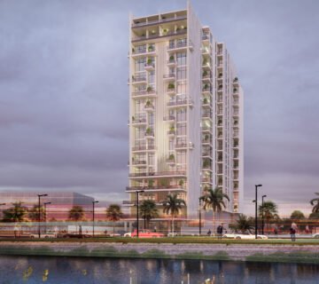 تصميم هندسي لبرج