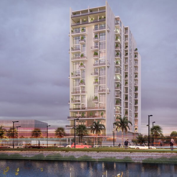 تصميم هندسي لبرج