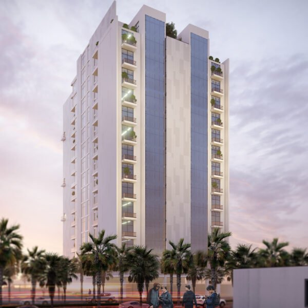 تصميم هندسي لبرج