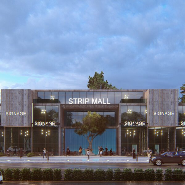 تصميم هندسي بالدمام - ستريب مول