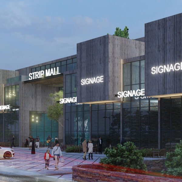 تصميم هندسي بالدمام - ستريب مول