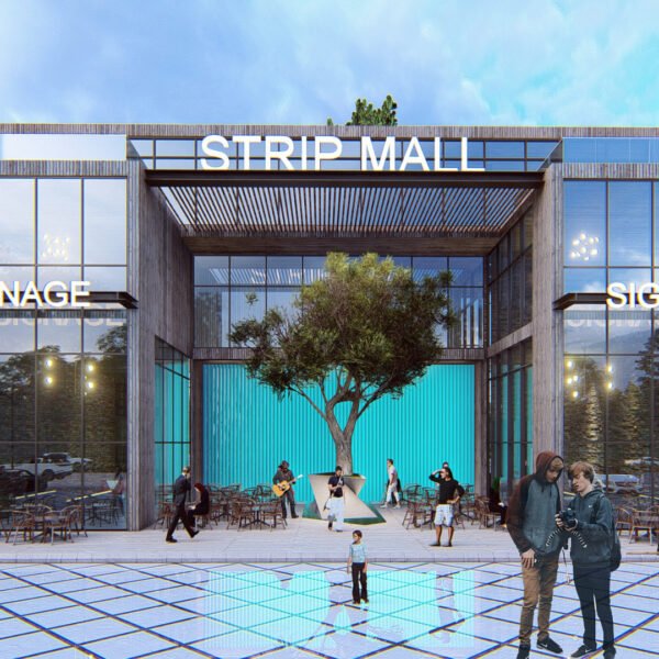 تصميم هندسي بالدمام - ستريب مول