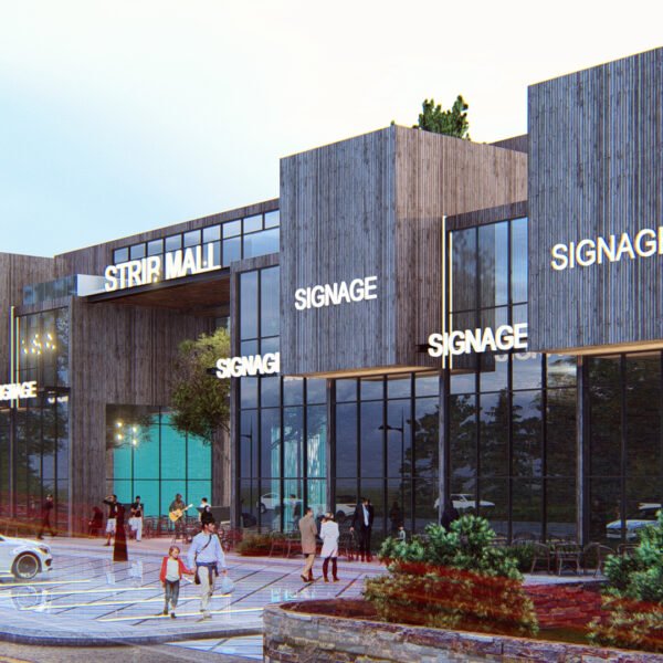 تصميم هندسي بالدمام - ستريب مول