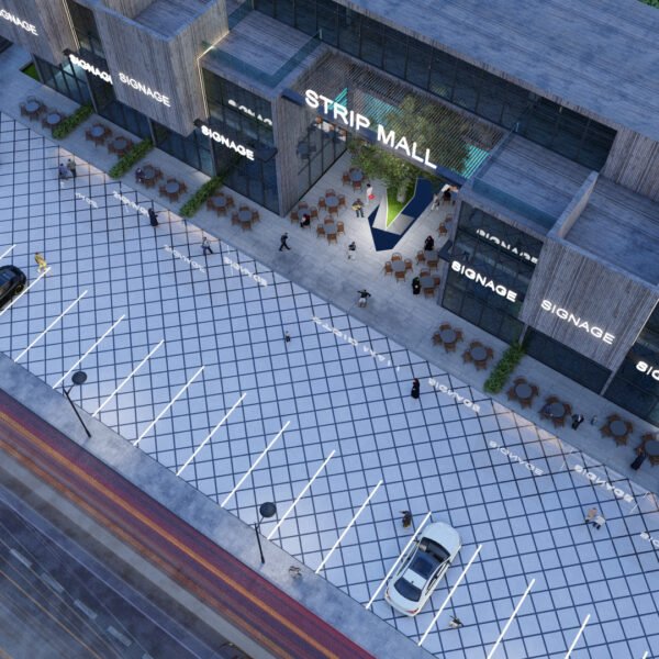 تصميم هندسي بالدمام - ستريب مول
