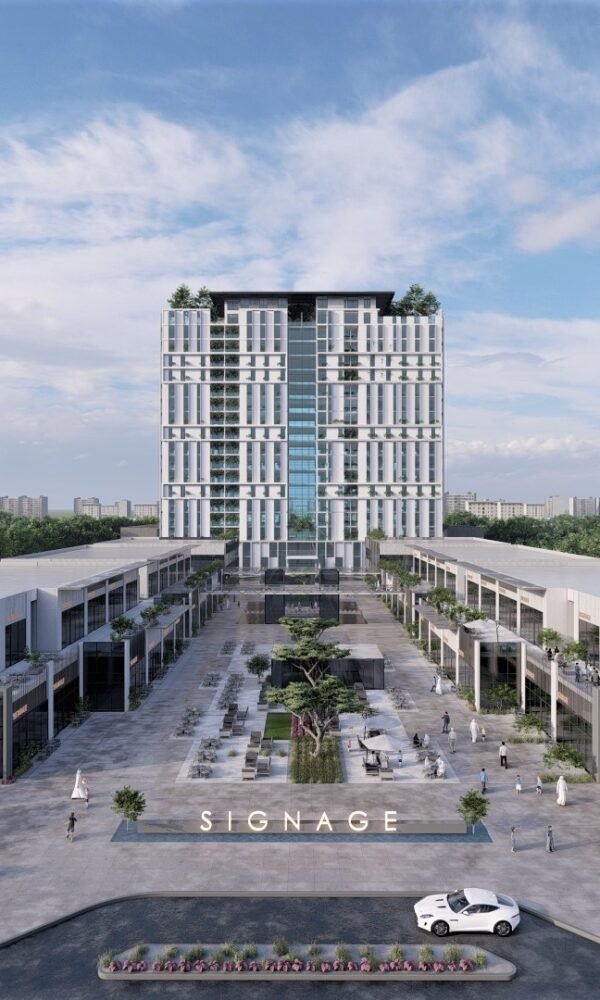 تصميم هندسي لبرج - برج ستر الدوسري