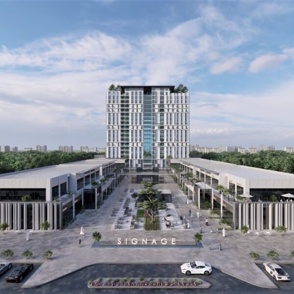 تصميم هندسي لبرج - برج ستر الدوسري