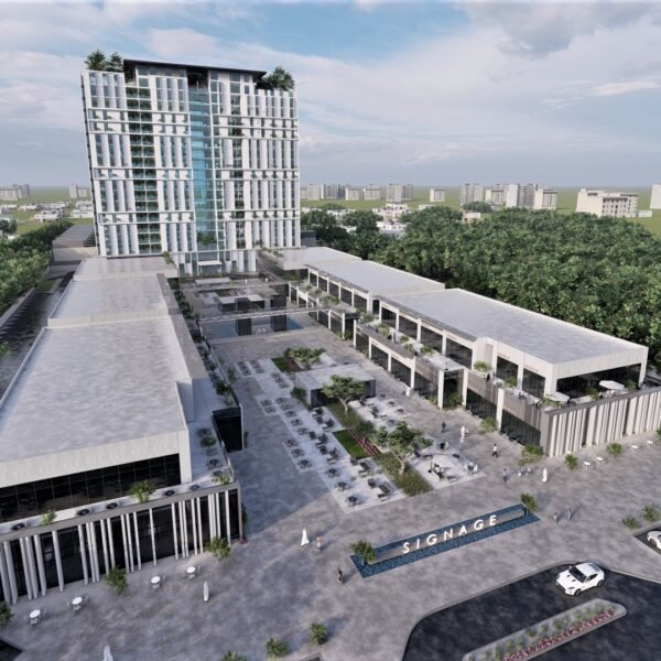 تصميم هندسي لبرج - برج ستر الدوسري