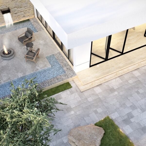 تصميم هندسي لاستراحة