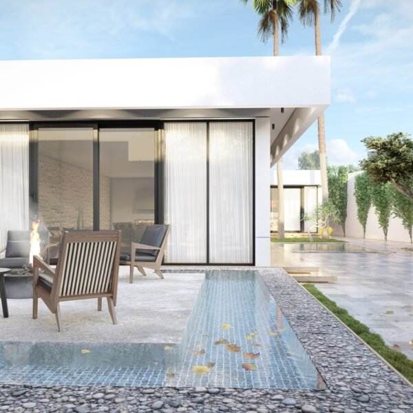 تصميم هندسي لاستراحة