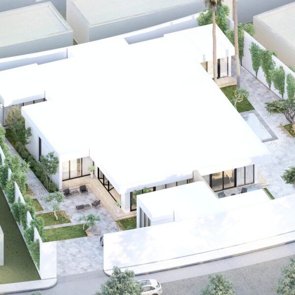 تصميم هندسي لاستراحة