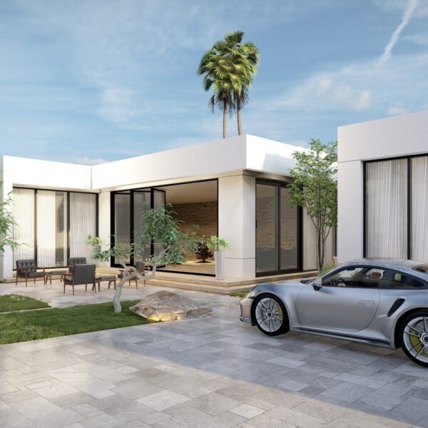 تصميم هندسي لاستراحة