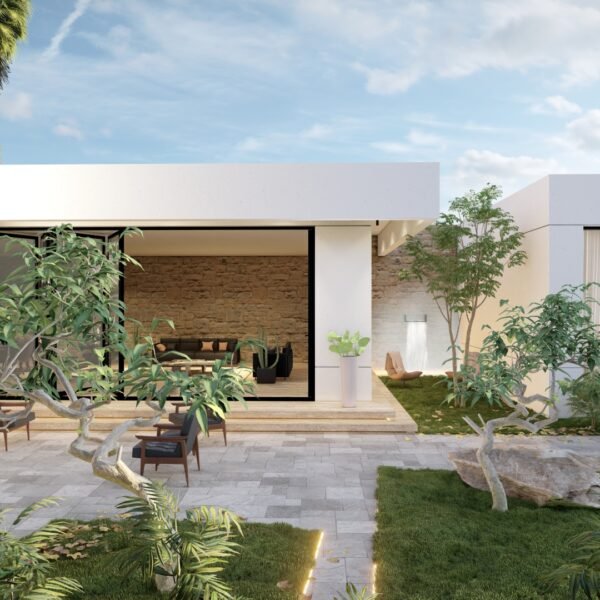 تصميم هندسي لاستراحة