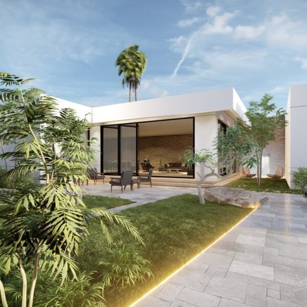 تصميم هندسي لاستراحة