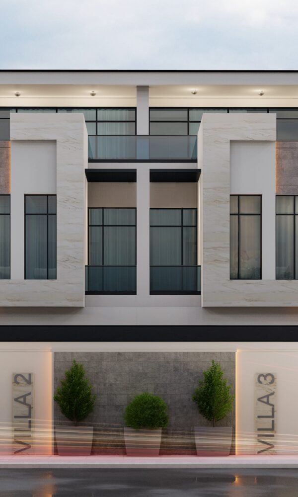 تصميم هندسي لفيلا